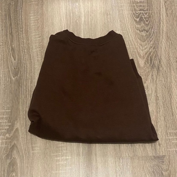 F21 brown crewneck sweatshirt - Picture 1 of 1